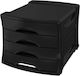 Esselte Plastic File Box with Lids 28.5x38x28.5cm