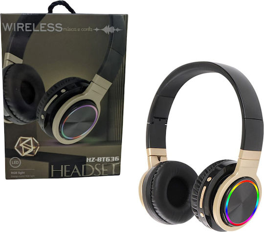 ForHome HZ-BT636 Fără fir / Cu fir On Ear Căști cu 10 ore de Funcționare Aurii