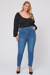 Bluse Hellblau