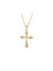 Senza Cross from Gold Plated Silver