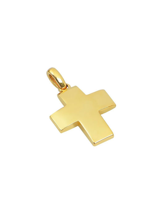 Herren Gold Kreuz 14K