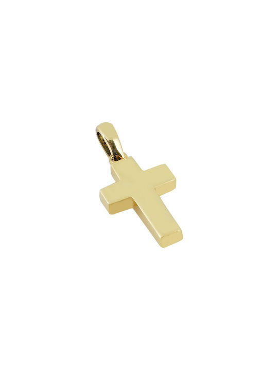 Herren Gold Kreuz 14K