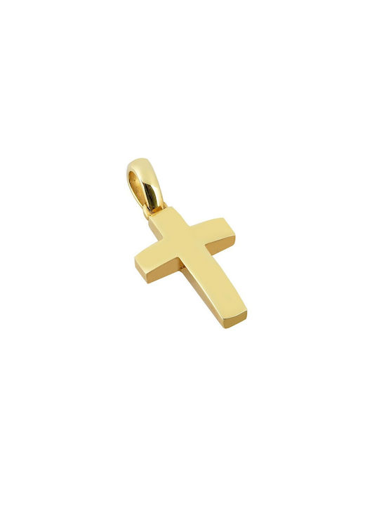 Herren Gold Kreuz 14K