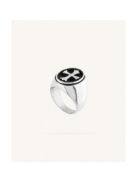 StanStefan Men's Steel Ring