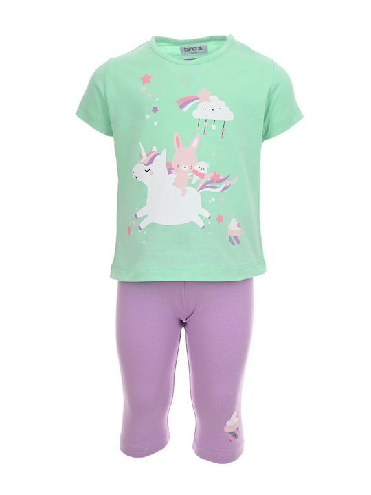 Trax Kinder-Set mit Leggings Sommer 3Stück Ligh...