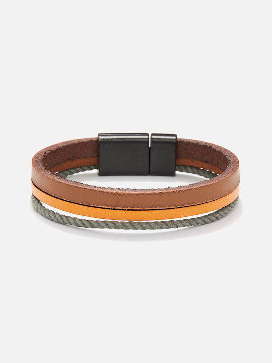 Men's Handmade Leather Bracelet CHRYSOSTOMOS