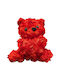 Teddy Bear from Artificial Roses 25cm 1pcs