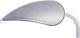 Arlen Ness Motorcycle Mirror 1pcs Silver