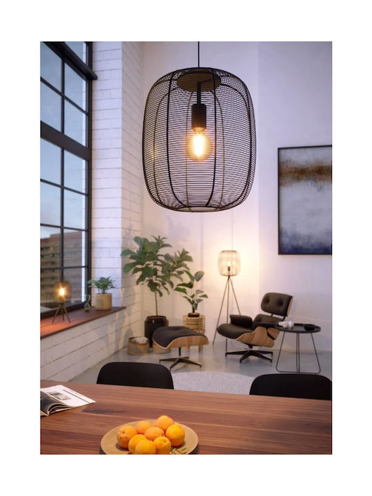 Eglo Pendant Light Single-Light for Socket E27 Black