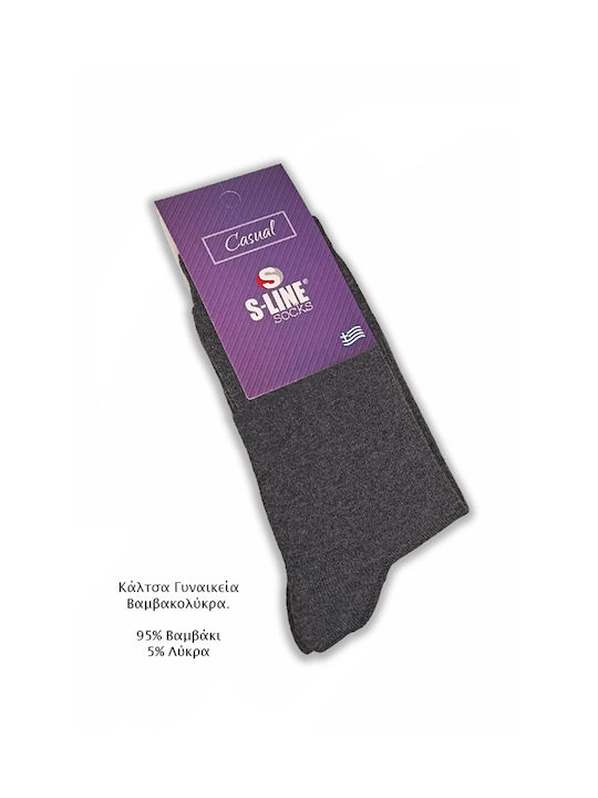 Damen Socken Gray 1Pack