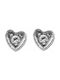 Earrings Hearts Silver 925