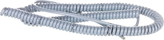 Lapp Group Spirală Cablu Telefon RJ11 6P4C 1m Gri (70002635)