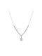 Rosetta Riviera necklace White Silver 925