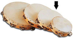 Hfx Brown Wooden Hand Tambourine