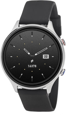 3Guys 3GW5094 44mm Smartwatch με Παλμογράφο (Μαύρο)