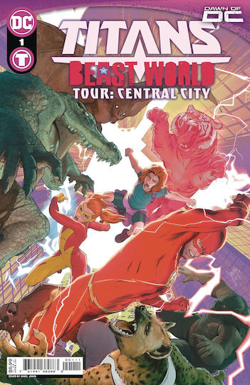 Titans Beast World Tour Central City 1 Os Cvr A Mikel Janin Bd. 1