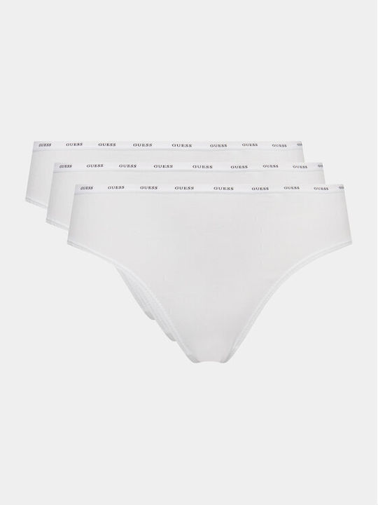 Guess Дамско Slip 3Pack Бял