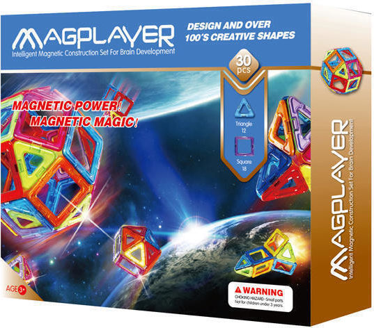 Magplayer Магнитна Конструктивна Игра за Деца 3++ Години