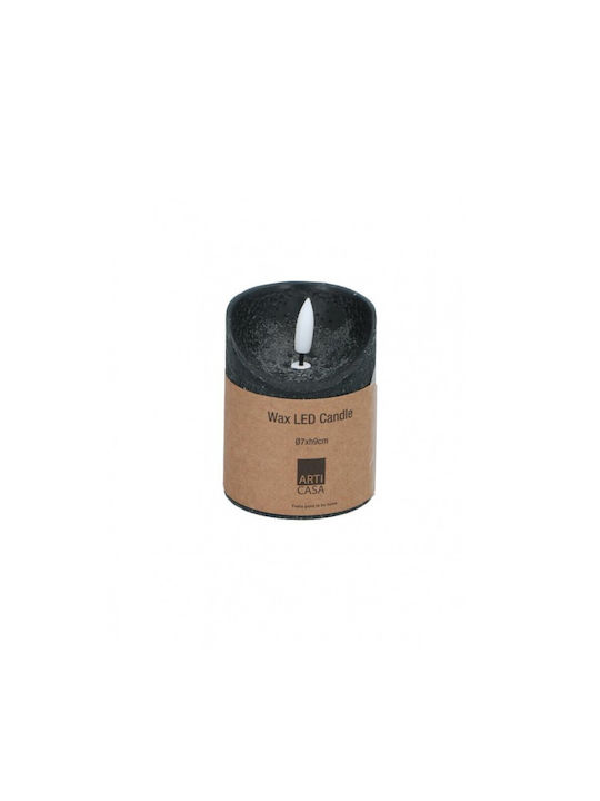 Plastona Decorative Candle Black 1pcs