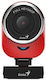 Genius Qcam 6000 Web Camera Full HD 1080p Κόκκινη 32200002408