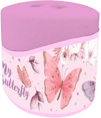 Must My Butterfly Plastic Pencil Sharpener