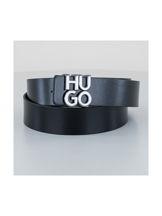 Hugo Boss Leather Women's Belt Black