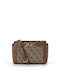 Guess Dagan Damen Tasche Crossbody Braun