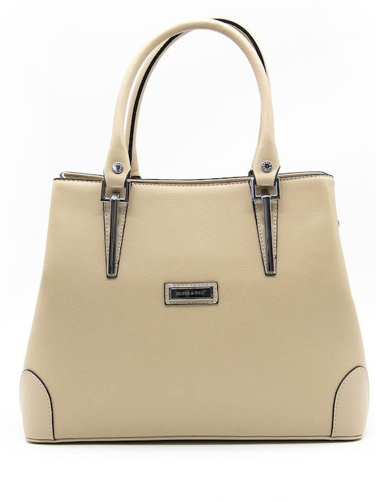 Silver & Polo Women's Bag Hand Beige