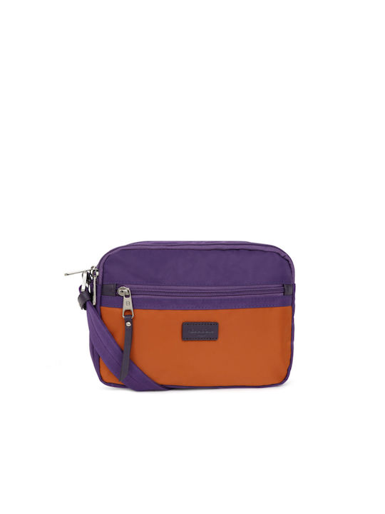 Hexagona Leather Women's Bag Shoulder Purple