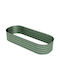 Outsunny Blumenkasten Metallisch Green 150x62x30cm.