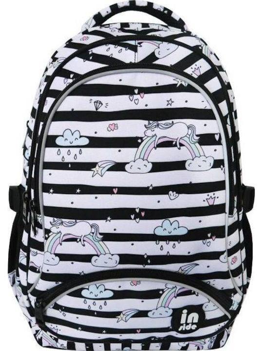 School Bag Backpack Elementary, Elementary in White color 17lt