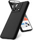 Orso Rubber Silk Back Cover Silicone Black (Redmi Note 13 4G)