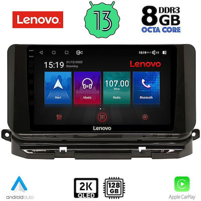 Lenovo Sistem Audio Auto pentru Skoda Octavia 2021> (Bluetooth/USB/WiFi/GPS) cu Ecran Tactil 10"