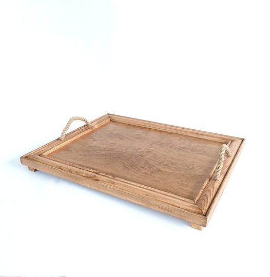 Korres Craft Ξύλινος Δίσκος Σερβιρίσματος 34x43x4cm