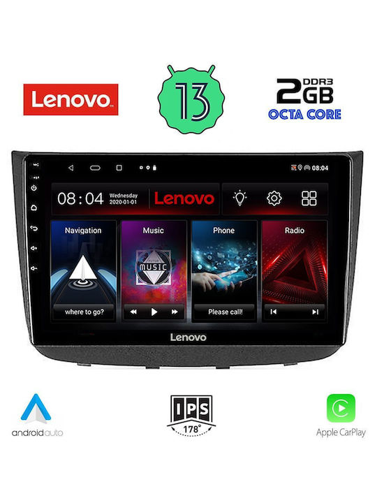 Lenovo Ηχοσύστημα Αυτοκινήτου 1DIN (Bluetooth/USB)