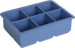 Keskor Silicone Ice Cube Tray 6 Slots Blue 65065-2