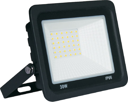 Band Στεγανός Προβολέας LED 30W Θερμό Λευκό 3000K IP65