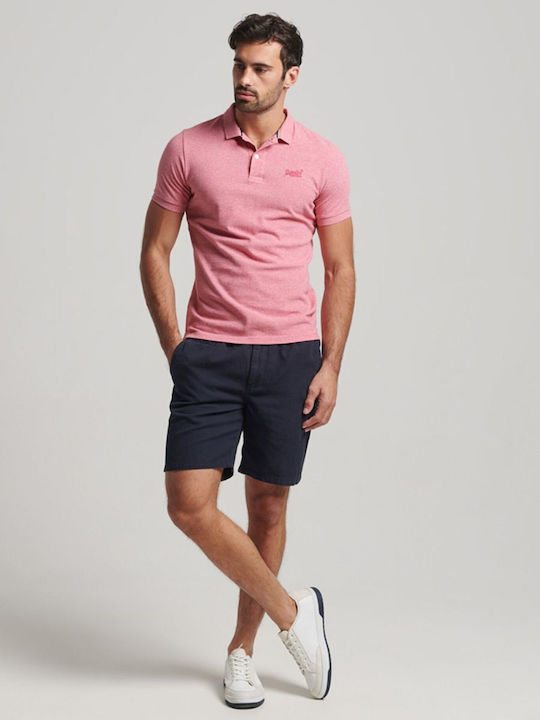 Superdry Ovin Men's Short Sleeve Blouse Polo Pink