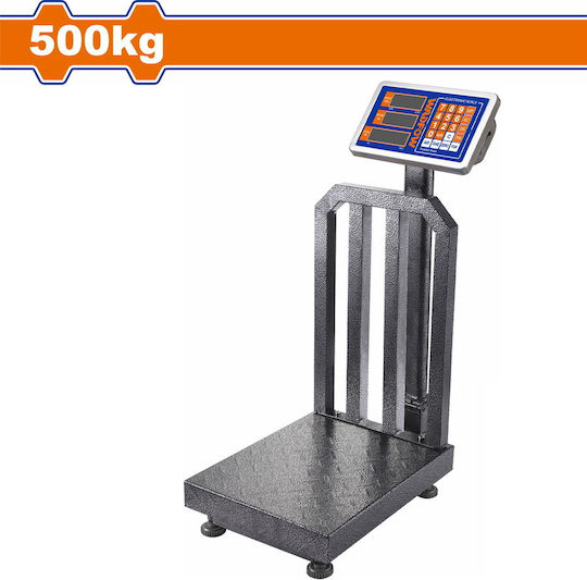 Wadfow Platform Scale with Weighing Capacity of 500kg and Division 100gr