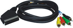 Καλώδιο Scart-Stecker - Bauteil männlich 1.5m Schwarz LX432 Καλώδιο Scart-Stecker - Bauteil männlich 1.5m Schwarz LX432