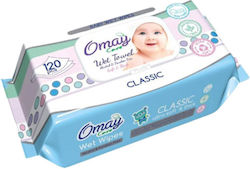 Omay Baby Wipes 120pcs