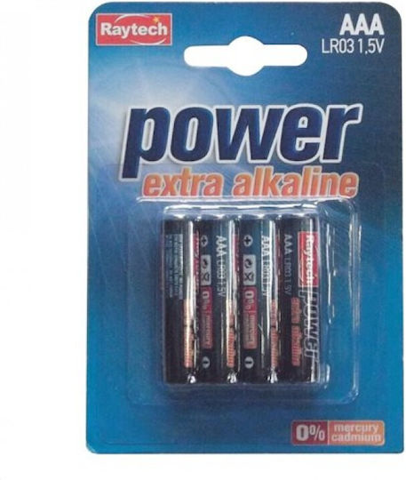 RayTech Αλκαλικές Μπαταρίες AAA 1.5V 4τμχ