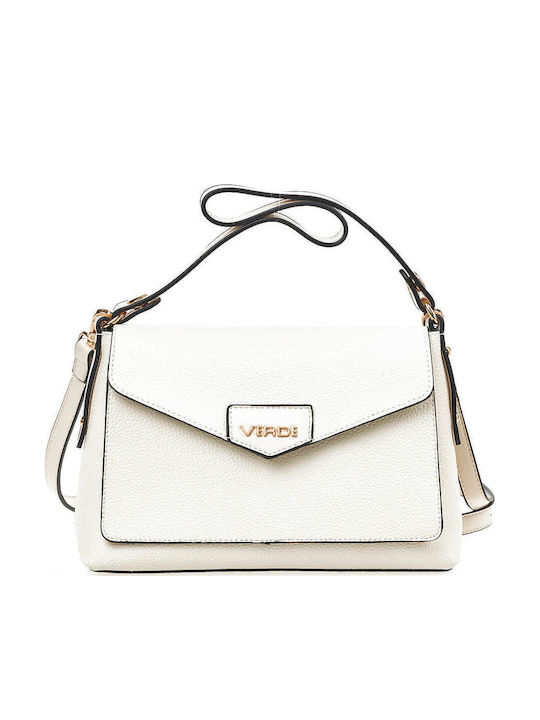 Verde Damentasche Schultertasche Ecru