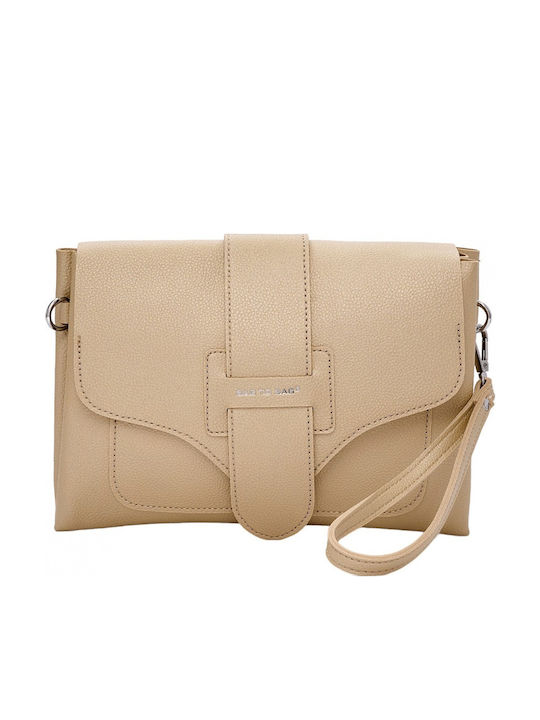 Bag to Bag Γυναικεία Τσάντα Χιαστί / Χειρός Χρυσή