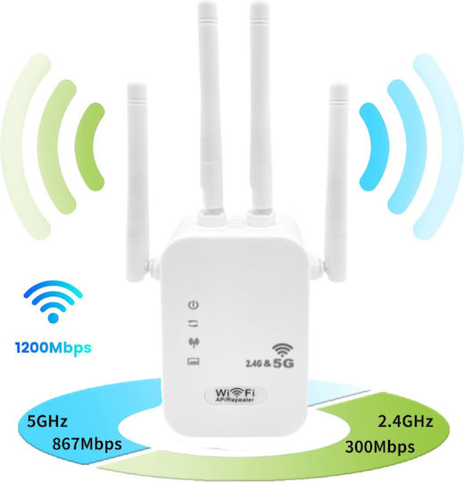 WR10 WiFi Extender Einzelband (2,4 GHz) 1200Mbps
