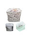 HOMie Laundry Basket Fabric Folding 50x45x40cm