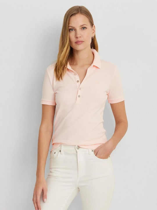 Ralph Lauren Women's Polo Shirt Short Sleeve Pink