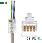 Anga RJ-45 male Connector 1pc