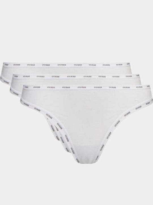 Guess Γυναικεία Brazil 3Pack Λευκό