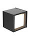 NewGarden Outdoor Floor Lamp with Warm White Light IP54 Black
